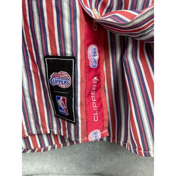 VTG Headmaster Designer Label LA Clippers Shirt Men's 5X Long Sleeve Button Up - Picture 5 of 10